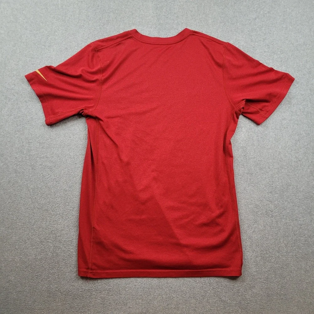 Nike San Francisco 49ers T-Shirt Mens Small Red Dri-Fit NFL Team Apparel Graphic